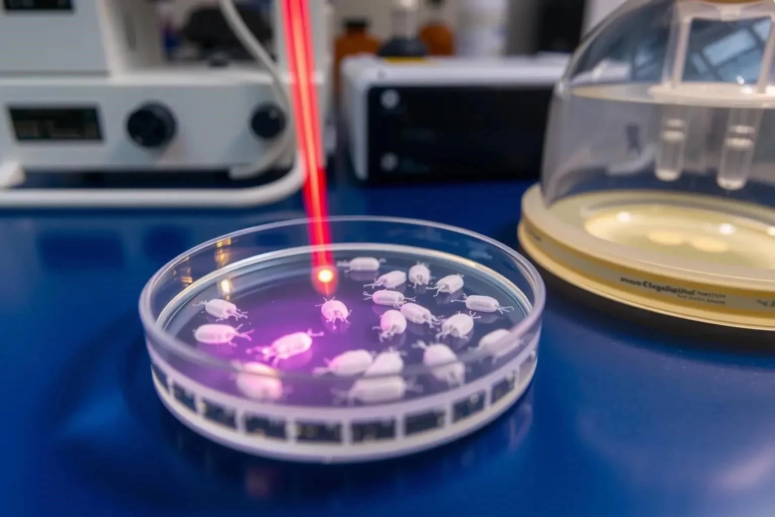Микробы под прицелом лазера