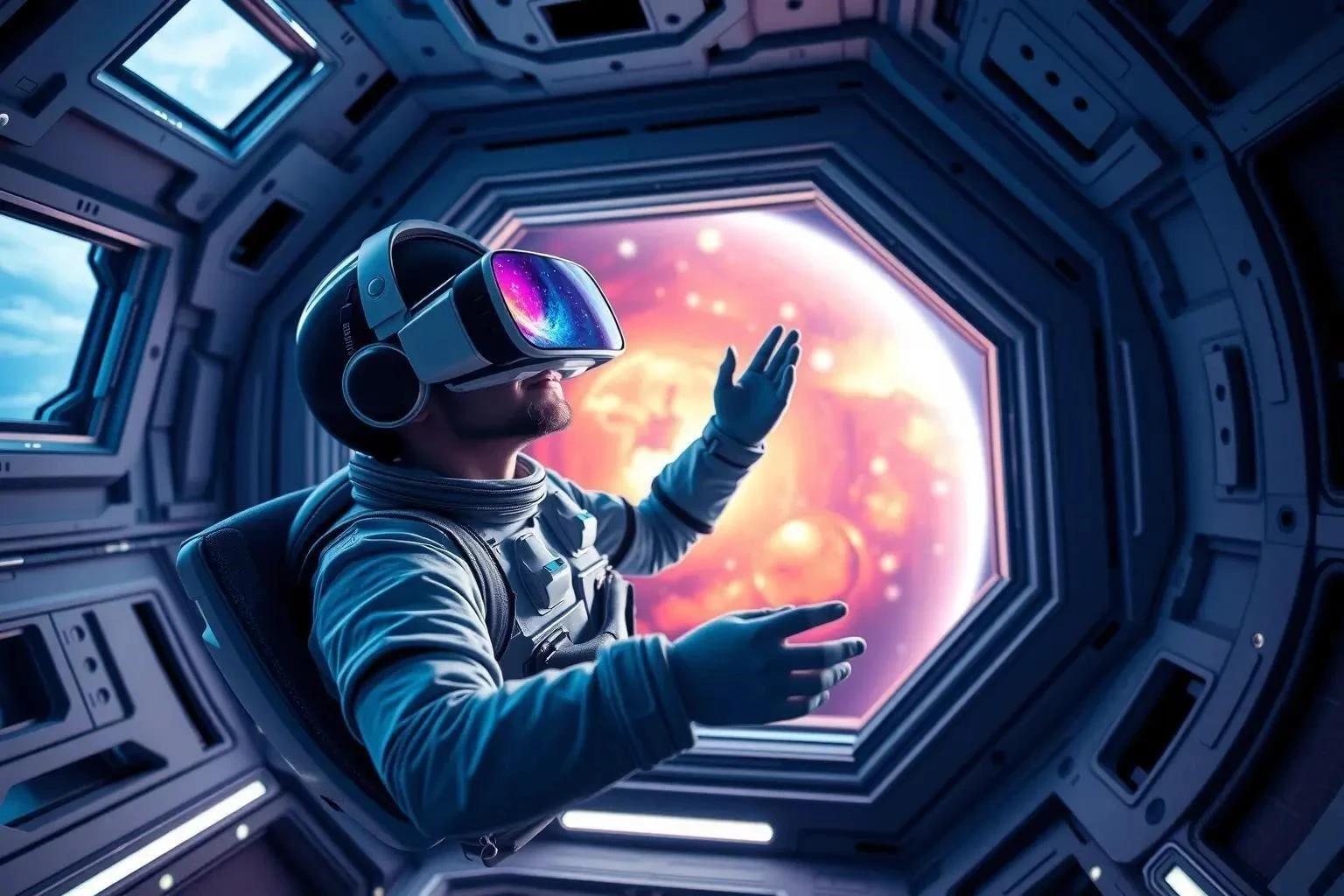 VR в космосе: от подготовки астронавтов до моделирования катастроф